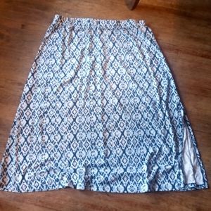 3/20 Blue Stretch Soft Maxi Skirt 2X 18 20